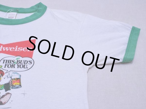 画像6: 1980s BudweiserリンガーTシャツ　表記M (6)