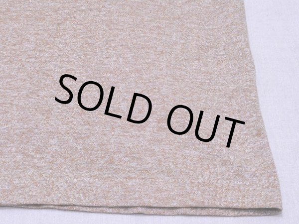 画像5: 1970s-80s【TOWNCRAFT】無地ブラウン杢リンガーTシャツ　表記M (5)