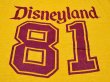 画像5: 1980s DisneylandナンバリングフットボールTシャツ　表記L (5)