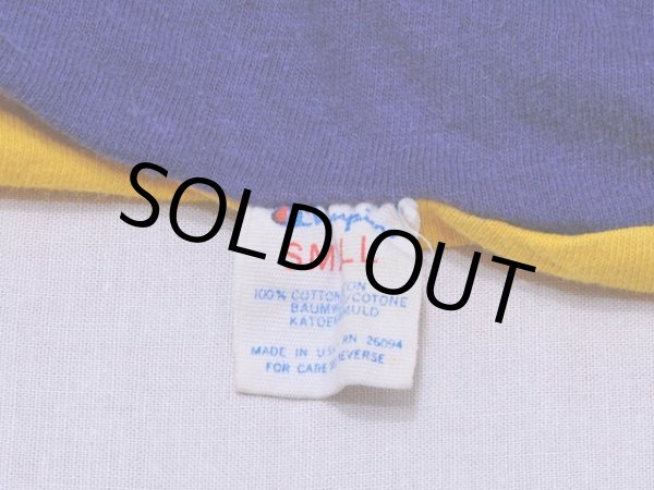 画像5: 1980s【Champion】リバーシブルTシャツ 両面プリント 表記S (5)