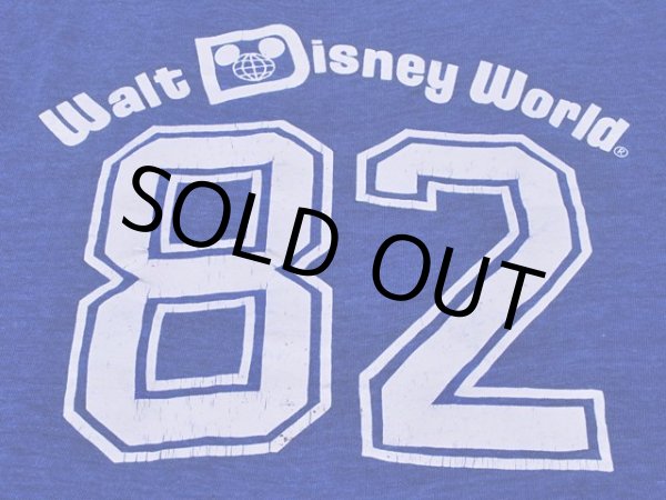 画像5: 1980s Walt Disney WorldナンバリングフットボールTシャツ　表記M (5)