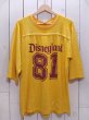 画像1: 1980s DisneylandナンバリングフットボールTシャツ　表記L (1)