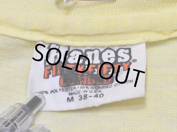 画像3: 1970s-80s SEX DRUGS＆ROCK'N ROLL染み込みプリントTシャツ　表記M (3)