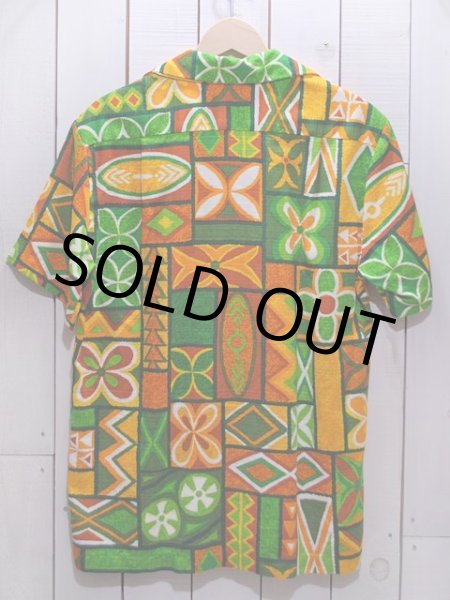画像2: 1970sコットンアロハシャツ　実寸ML (2)