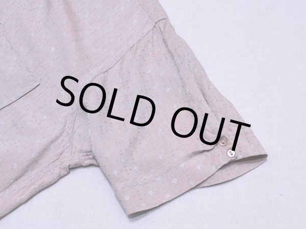 画像6: 1960s【Fleetline】レーヨンシャツ　実寸ML (6)