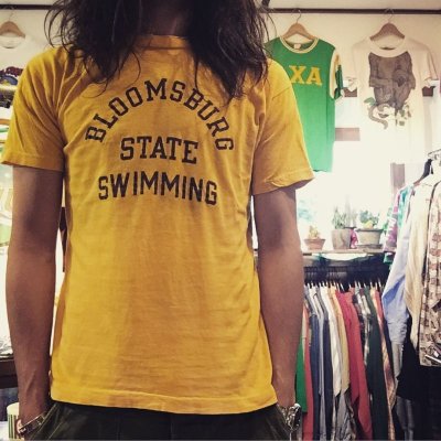 画像1: 1970s【Champion】BLOOMSBURGカレッジTシャツ バータグ　表記L