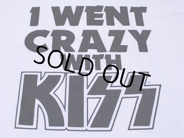 画像8: 1980s KISS-I WENT CRAZY WITH KISS バンドTシャツ　表記XL (8)