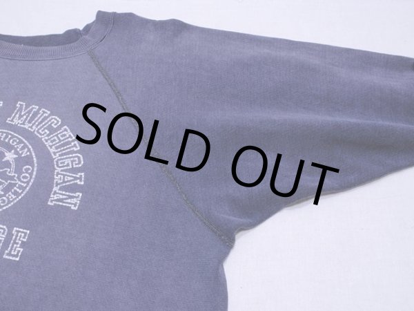 画像5: 1950s-60s NORTHERN MICHIGAN COLLEGEカレッジスウェット　実寸M (5)