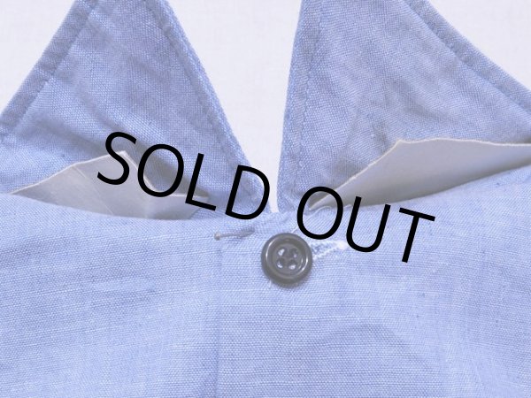 画像4: DEADSTOCK!! 1970s【Sears】シャンブレーシャツ 表記M  (4)