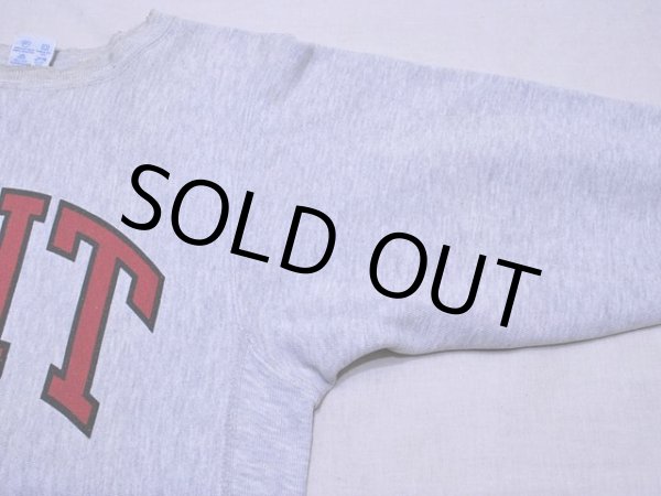 画像6: 1990s【Champion】リバースウィーブスウェット 染み込みプリント 表記S (6)