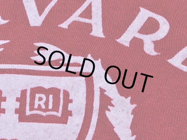 画像7: 1970s【Champion】HARVARDカレッジスウェット バータグ フロッキープリント　表記L (7)