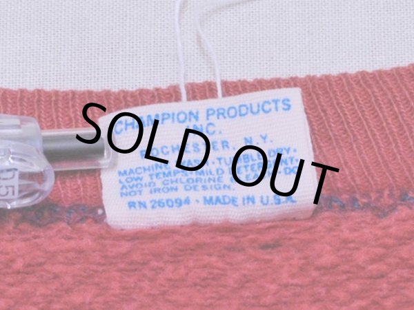 画像4: 1970s【Champion】HARVARDカレッジスウェット バータグ フロッキープリント　表記L (4)