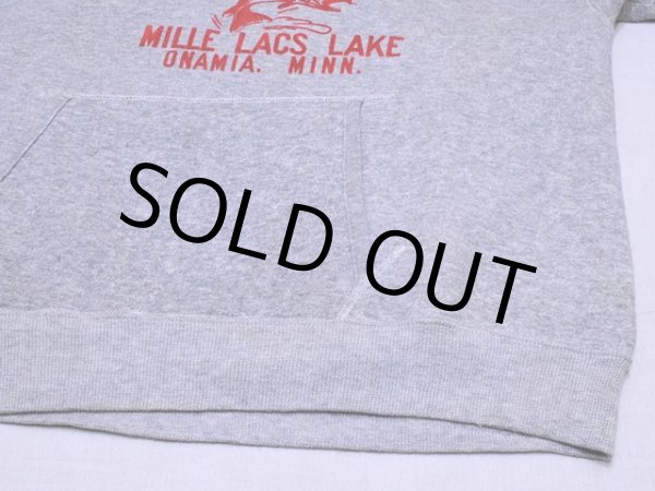 画像8: 1960s〜【Velva Sheen】フロッキー杢スウェットパーカー　表記L (8)