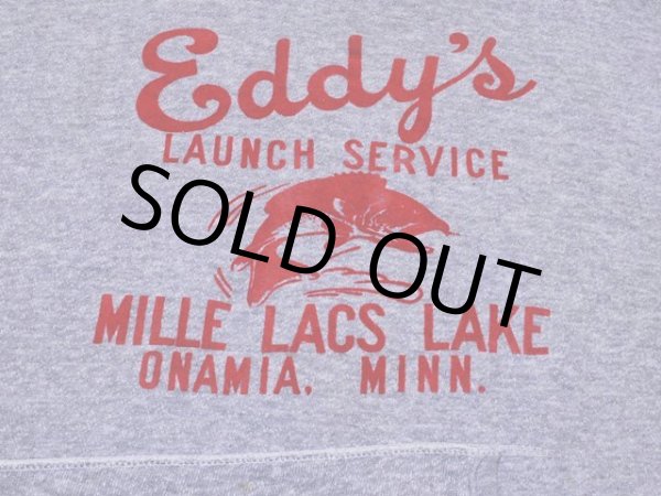 画像5: 1960s〜【Velva Sheen】フロッキー杢スウェットパーカー　表記L (5)