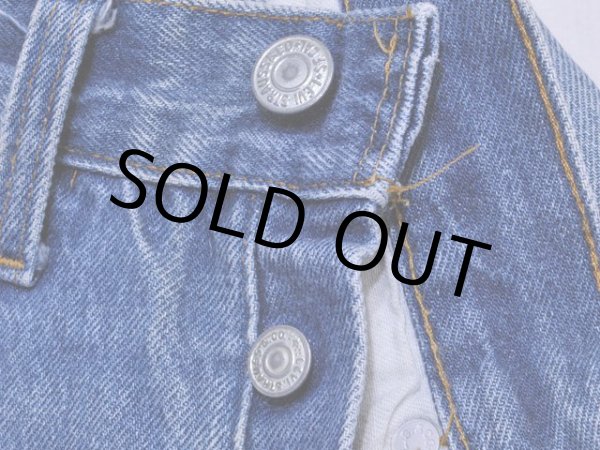 画像7: 1980s【Levi's】2501内股シングル 表記w33 (7)