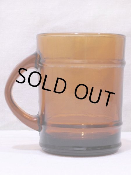 画像3: 1960s-70s【FireKing】バレルマグ・アンバー (3)