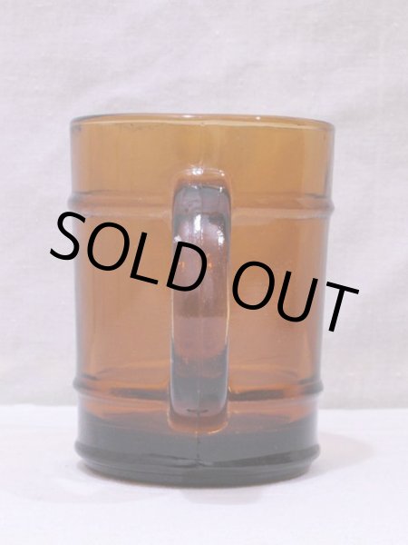 画像2: 1960s-70s【FireKing】バレルマグ・アンバー (2)