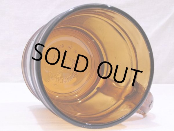 画像6: 1960s-70s【FireKing】バレルマグ・アンバー  (6)