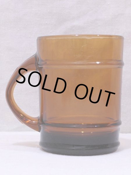 画像3: 1960s-70s【FireKing】バレルマグ・アンバー  (3)