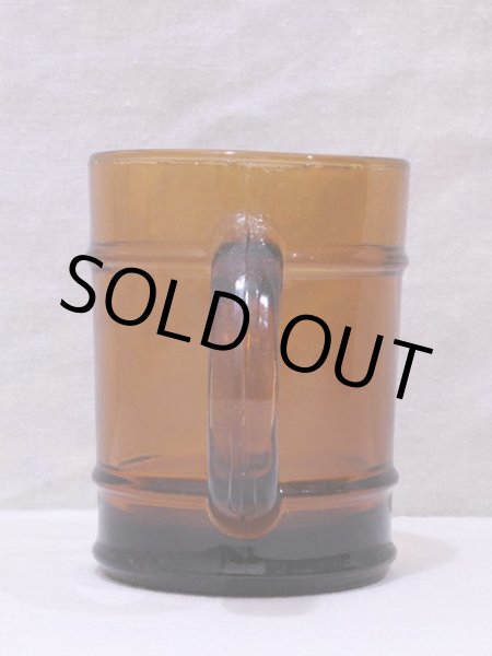 画像2: 1960s-70s【FireKing】バレルマグ・アンバー  (2)