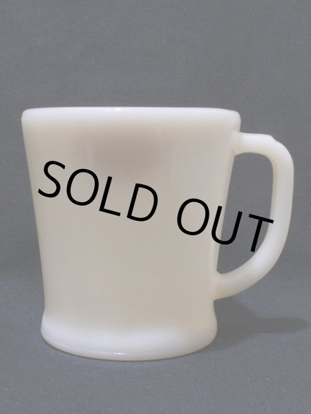 画像4: ラベル付き!!1940s-50s【FireKing】シェービングマグ・アイボリー (4)