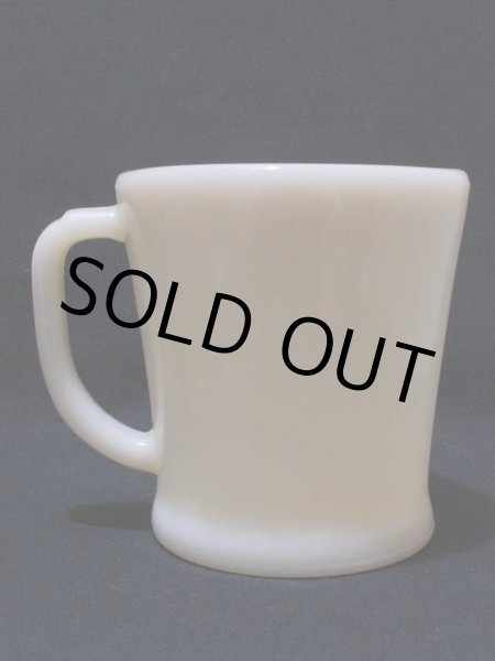 画像2: ラベル付き!!1940s-50s【FireKing】シェービングマグ・アイボリー (2)