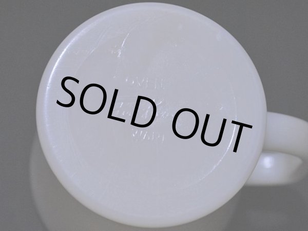 画像8: ラベル付き!!1940s-50s【FireKing】シェービングマグ・アイボリー (8)