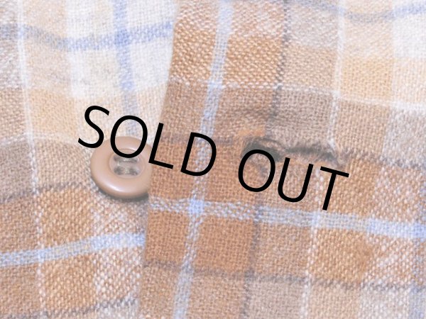 第三ボタンホールにホツレ。