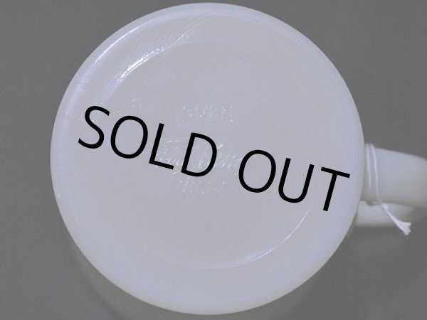 画像8: ラベル付き!!1940s-50s【FireKing】シェービングマグ・アイボリー (8)