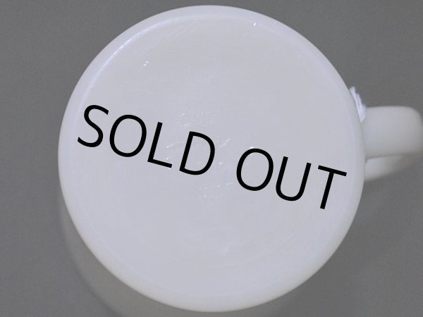 画像8: ラベル付き!!1940s-50s【FireKing】シェービングマグ・アイボリー (8)