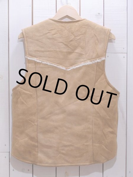 画像2: 1970s-80s【Eddie Bauer】ムートンベスト　表記M (2)