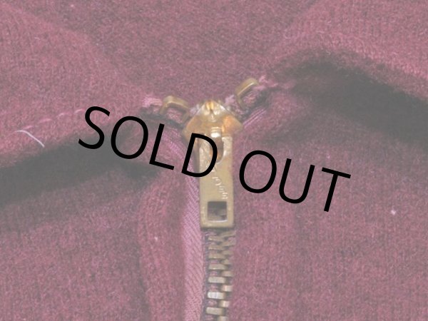 画像4: 1940s〜【THE SPINNAKER SHIRT】ハーフジップウールシャツ　実寸ML (4)