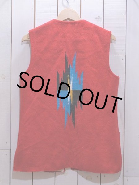 画像2: 1970s【AMERICRAFT】チマヨベスト　表記10(実寸XS-S) (2)