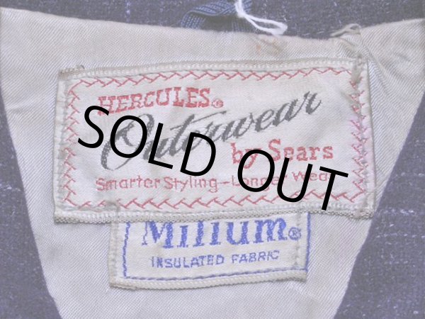 画像3: 1950s【HERCULES】カスリウールジャケット 表記40 (3)