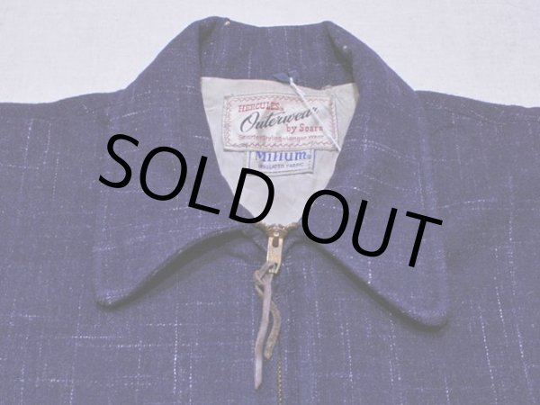 画像5: 1950s【HERCULES】カスリウールジャケット 表記40 (5)