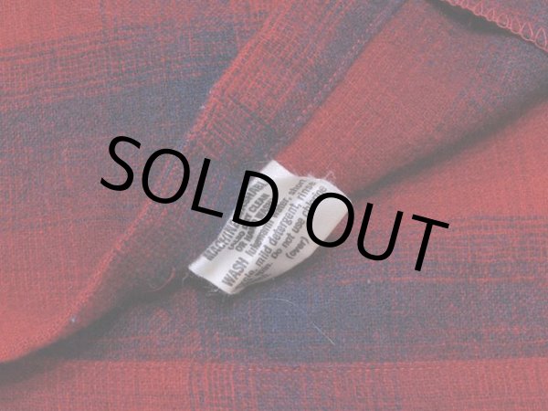 画像4: 1970s【PENDLETON】ウールシャツ オンブレ　表記S (4)