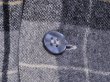 画像8: 1960s【TOWNCRAFT】ウールシャツ 黒チェック　表記S (8)
