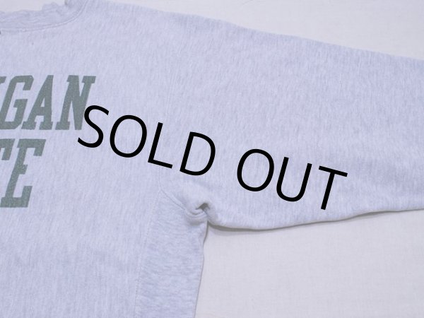 画像7: 1980s【Champion】リバースウィーブスウェット 染み込みプリント 表記L (7)