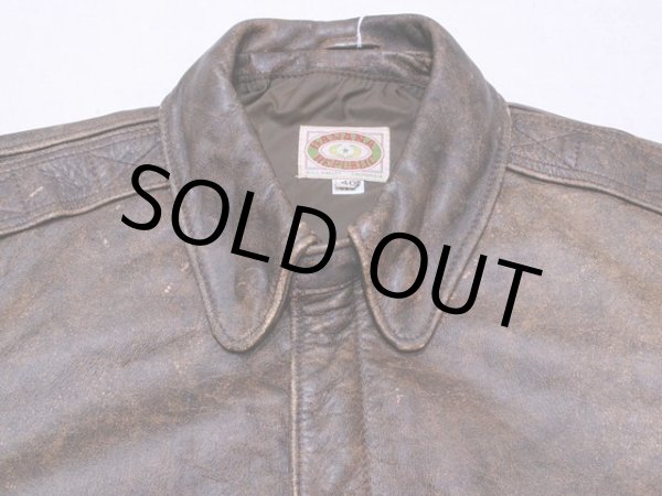 画像5: 1980s【BANANA REPUBLIC】A-2レザージャケット　表記40 (5)