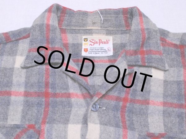 画像4: 1960s【SIR PERB】ウールシャツ　表記L (4)