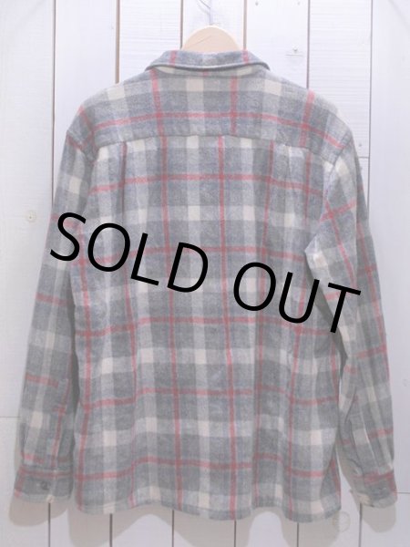 画像2: 1960s【SIR PERB】ウールシャツ　表記L (2)