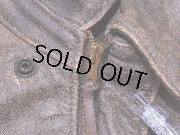 画像6: 1980s【BANANA REPUBLIC】A-2レザージャケット　表記40 (6)