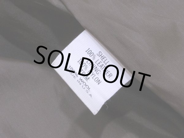 画像13: 1980s【BANANA REPUBLIC】A-2レザージャケット　表記40 (13)