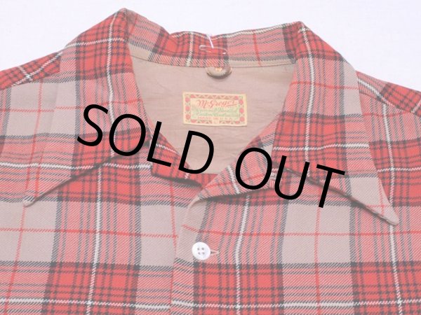 画像4: 1940s【McGREGOR】ウールギャバジンシャツ 表記L(実寸XL) (4)