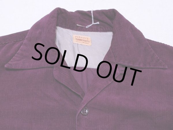 画像4: 1950s【PENNEY'S TOWNCRAFT】コーデュロイシャツ 表記S (4)