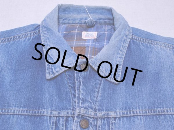 画像4: 1960s【Sears】裏付きデニムジャケット 実寸40 (4)