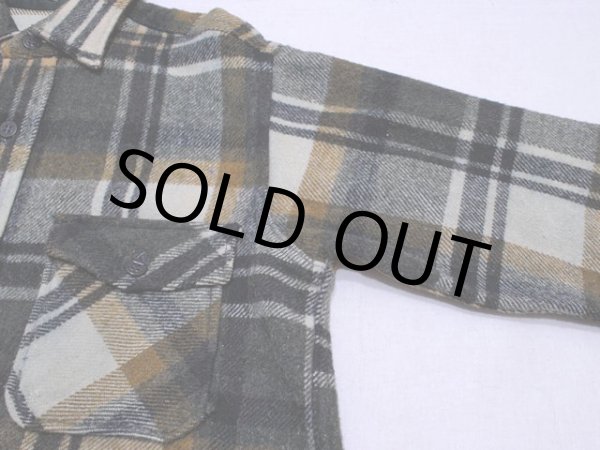 画像5: 1950s-60s【5Brother】マチ付きCPOウールシャツ　実寸M (5)