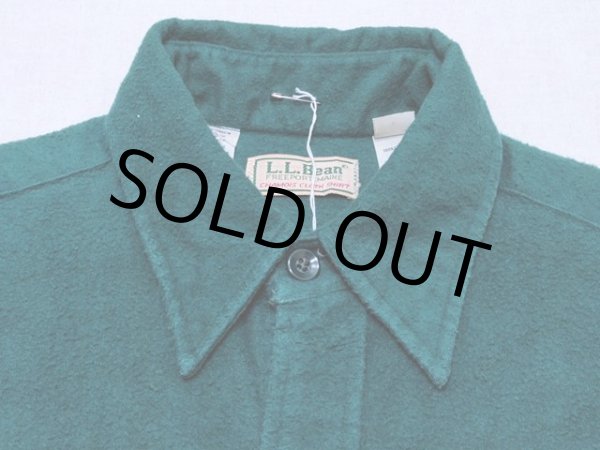 画像4: 1980s-90s【L.L.Bean】シャモアクロスシャツ 表記15(M) (4)