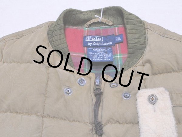 画像4: 【RalphLauren】キルティングダウンベスト 表記L (4)
