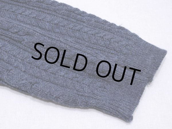 画像6: 【ARAN CRAFTS】フィッシャーマンショールニットカーディガン　表記S (6)